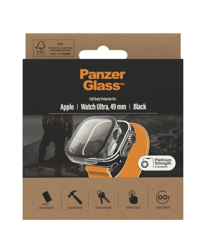 PanzerGlass™ Full Body Apple Watch Ultra & Ultra 2 - 49mm in Schwarz PanzerGlass™ Full Body Apple Watch Ultra & Ultra 2 - 49mm in Schwarz